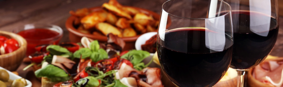 Wine and Cheese Reception Catered by AAA Royal Catering
